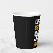 応援とビール50歳50歳の誕生日 紙コップ (右)