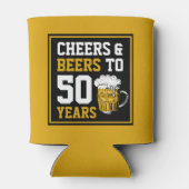 応援とビール50歳50歳の誕生日 缶クーラー (裏面)