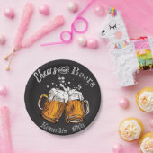 応援とビール60位40位50位30位21位 ペーパープレート (パーティー)