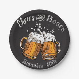 応援とビール60位40位50位30位21位 ペーパープレート