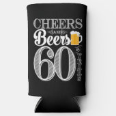 応援とビール60年セルツァークーラーボックス スリム缶クーラー (正面)