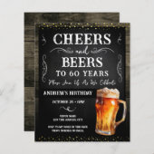 応援とビール60th誕生日パーティー予算 (正面/裏面)