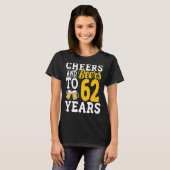 応援とビール62年ビール飲み62年 Tシャツ (正面フル)