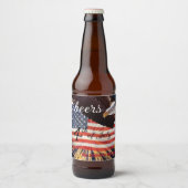 応援とビール7月4日 ビールラベル (正面)