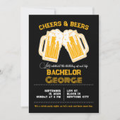 応援とビール 招待状 (正面)