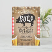 応援とビー素朴アBBQバースデーパーティー 招待状 (スタンド正面)