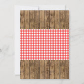 応援とビー素朴アBBQバースデーパーティー 招待状 (裏面)