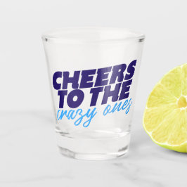 応援と一熱狂する人 ショットグラス