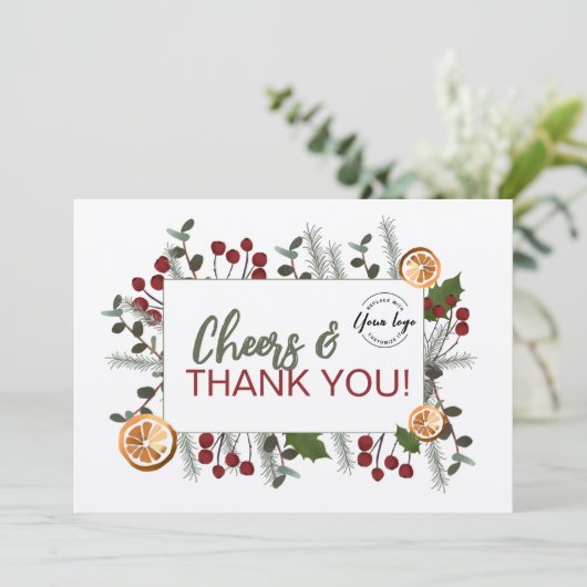 応援と感謝ここにあなたのロゴ企業の シーズンカード (スタンド正面)