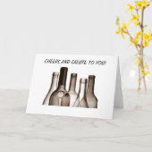 応援と敬礼の誕生日 カード (黄色い花)