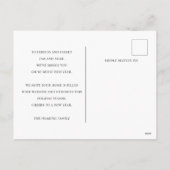 応援と正月休みの写真はがき シーズンポストカード (裏面)