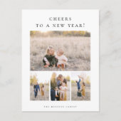 応援と正月休みの写真はがき シーズンポストカード (正面)