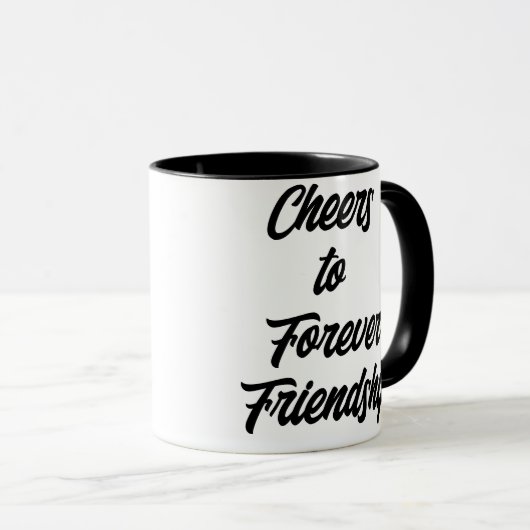 応援と永遠の友情 マグカップ (正面右)