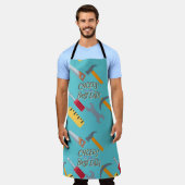 応援に対する最高のパパ エプロン (着用した状態)