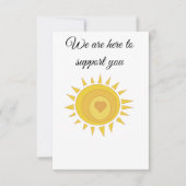 応援に来ました カード (正面)