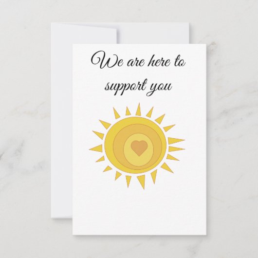 応援に来ました カード (正面)