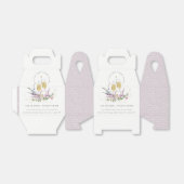 応援に金ゴールドワイングラスフローラ結婚 フェイバーボックス (折り畳みなし)