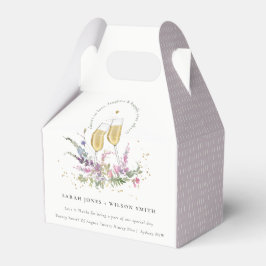 応援に金ゴールドワイングラスフローラ結婚 フェイバーボックス