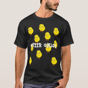 応援のひよこのワイシャツ Tシャツ