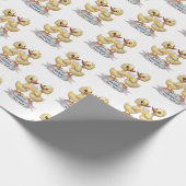 応援のクッキングタイムアヘッド ラッピングペーパー (角)