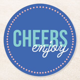 応援のコースター ラウンドペーパーコースター