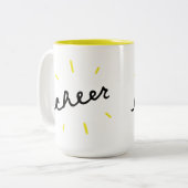 応援のマグ ツートーンマグカップ (正面左)