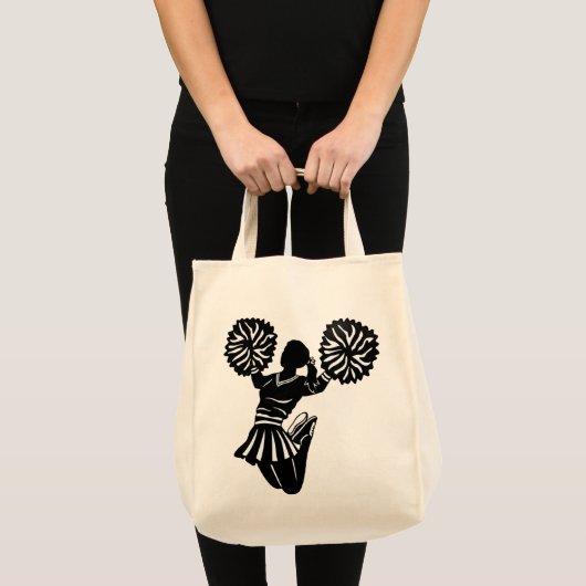 応援のリーダーのトートの買い物袋 トートバッグ (正面(商品))