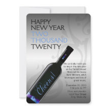 応援のワイン・ボトルの大晦日のパーティー