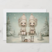 応援の一体感:心のこもった休日の願い シーズンカード (正面)