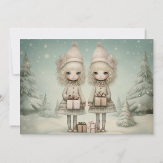 応援の一体感:心のこもった休日の願い シーズンカード (正面)