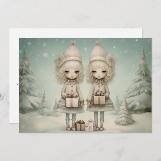 応援の一体感：心のこもった休日の願い シーズンカード (正面/裏面)