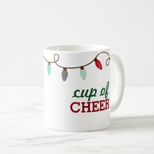 応援の休日のマグのコップ コーヒーマグカップ (正面右)