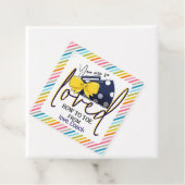 応援の弓とメガホンのギフトラベルのためのチアリーダー フェイバータグ (インサイチュ)