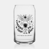 応援の新年お祝いデザイン ガラス缶 (裏面)