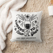 応援の新年お祝いデザイン クッション (ブランケット)