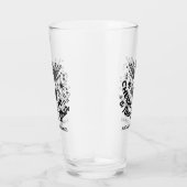 応援の新年お祝いデザイン タンブラーグラス (右)