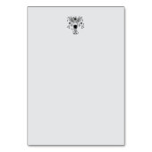 応援の新年お祝いデザイン テーブルナンバー (裏面)