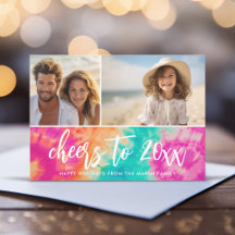 応援の新年のタイダイティール（緑がかった色）写真70s Vibe