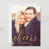 応援の新年の写真 シーズンカード (正面)