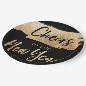 応援の新年紙プレート ペーパープレート (アングル)