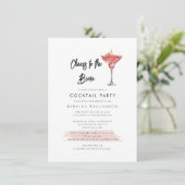 応援の花嫁ブライダルシャワーカクテルパーティー 招待状 (スタンド正面)