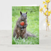 応援の誕生日カード カード (黄色い花)