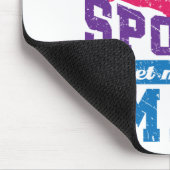 応援はスポーツではないおもしろいチアリーティングチアリーダー マウスパッド (コーナー)