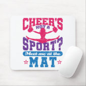 応援はスポーツではないおもしろいチアリーティングチアリーダー マウスパッド (マウス)