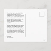 応援は今ここから休暇引越し発表 シーズンポストカード (裏面)