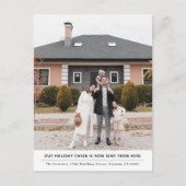 応援は今ここから休暇引越し発表 シーズンポストカード (正面)