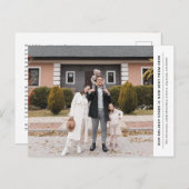 応援は今ここから休暇引越し発表 シーズンポストカード (正面/裏面)