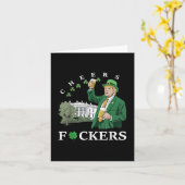 応援はSt patricks dayビおもしろいール飲料 カード (黄色い花)
