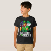 応援はSt patricks dayビおもしろいール飲料 Tシャツ (正面フル)