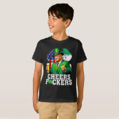 応援はSt patricks dayビおもしろいール飲料 Tシャツ (正面フル)